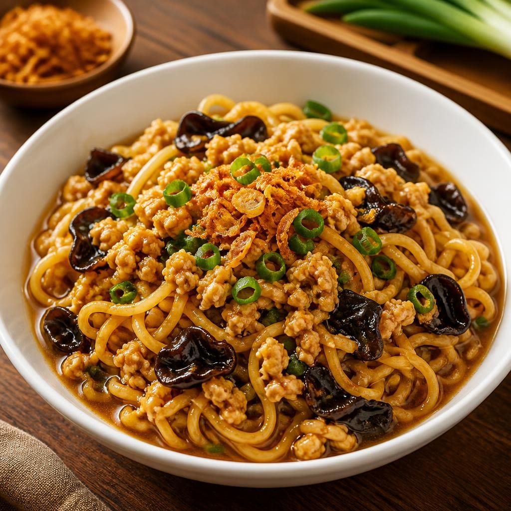 Bakmi Golek Bakmi Ayam Cah Jamur